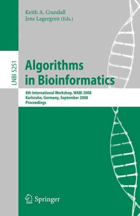 Cover image for book Algorithms in Bioinformatics