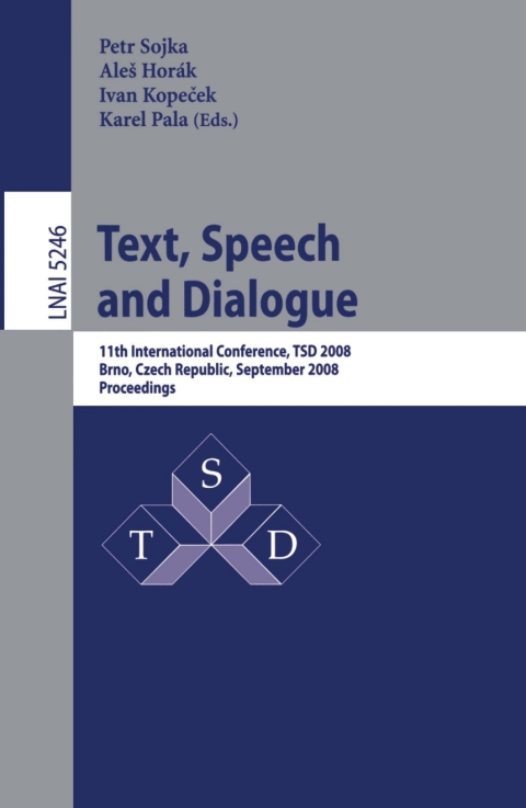 Cover image for book Text, Speech and Dialogue