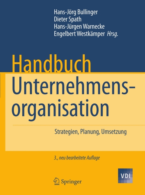 Cover image for book Handbuch Unternehmensorganisation
