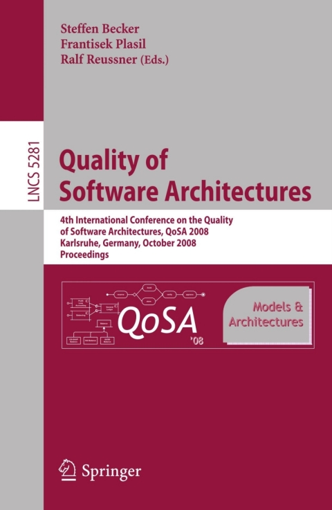 Cover image for book Quality of Software Architectures Models and Architectures