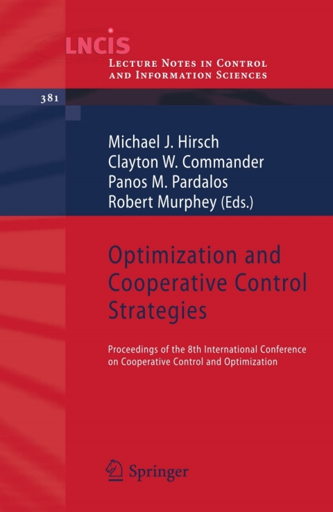 Cover image for book Optimization and Cooperative Control Strategies