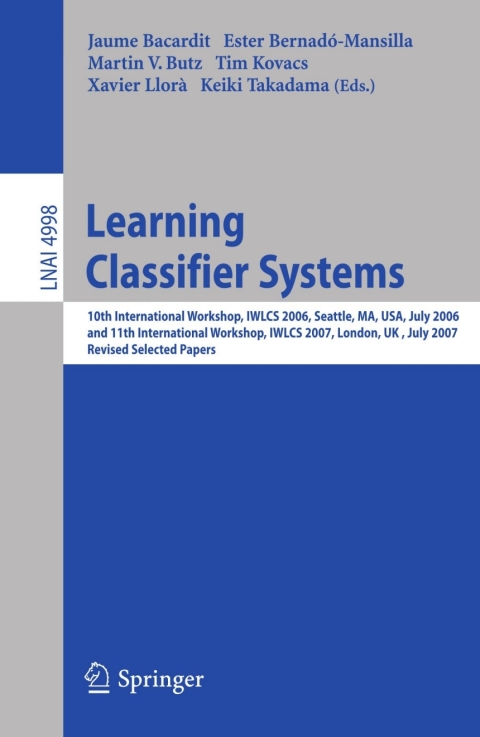 Cover image for book Learning Classifier Systems