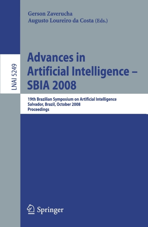 Cover image for book Advances in Artificial Intelligence - SBIA 2008