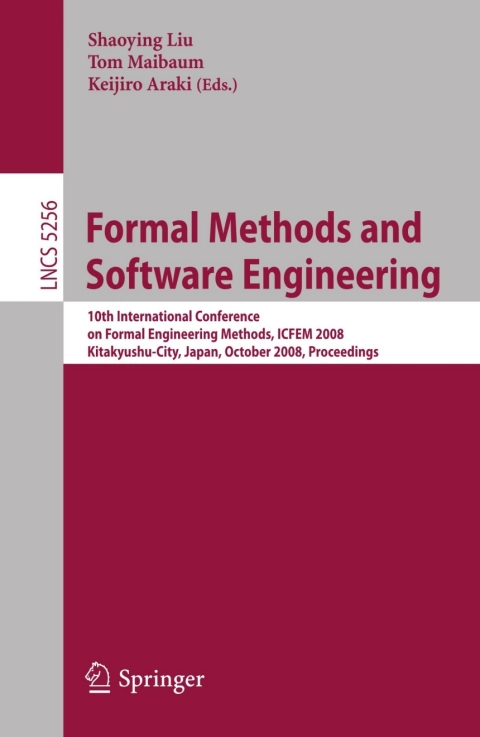 Cover image for book Formal Methods and Software Engineering