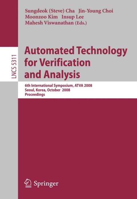 Cover image for book Automated Technology for Verification and Analysis