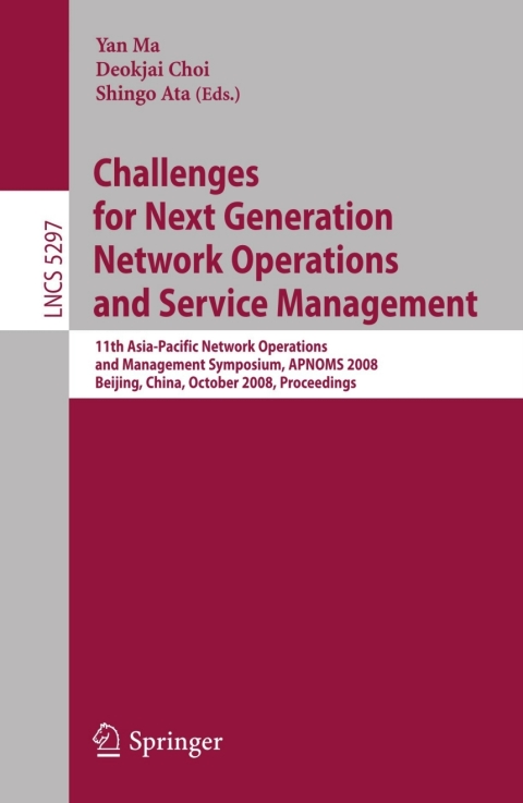 Cover image for book Challenges for Next Generation Network Operations and Service Management