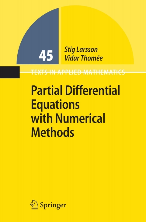 Cover image for book Partial Differential Equations with Numerical Methods