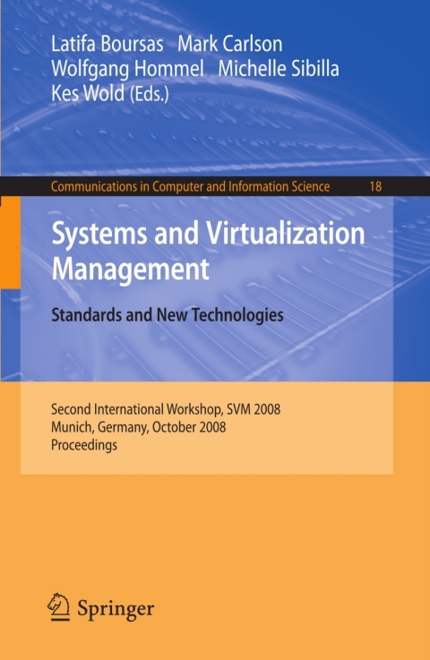 Cover image for book Systems and Virtualization Management