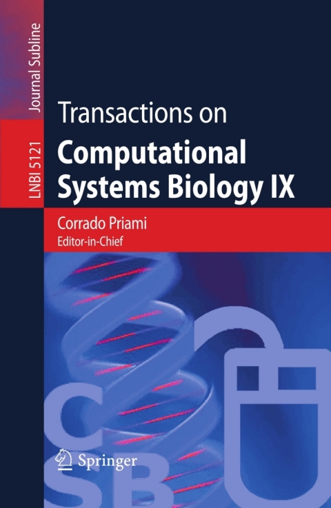 Cover image for book Transactions on Computational Systems Biology IX