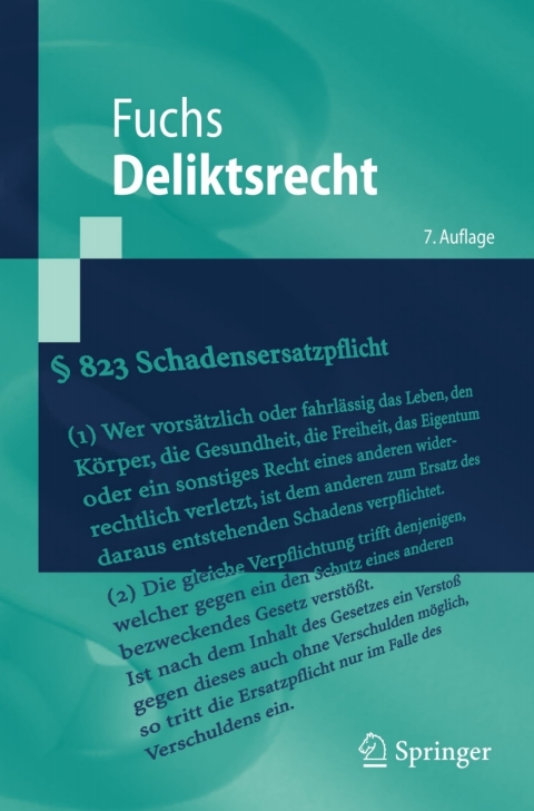Cover image for book Deliktsrecht