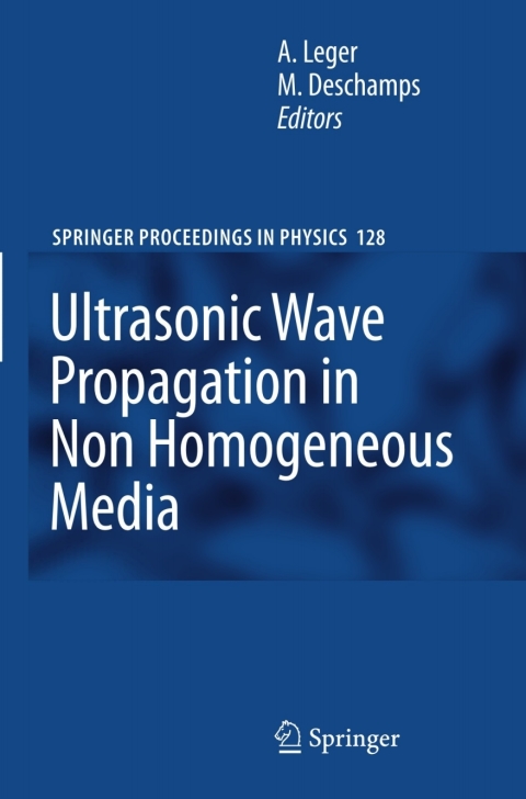 Cover image for book Ultrasonic Wave Propagation in Non Homogeneous Media