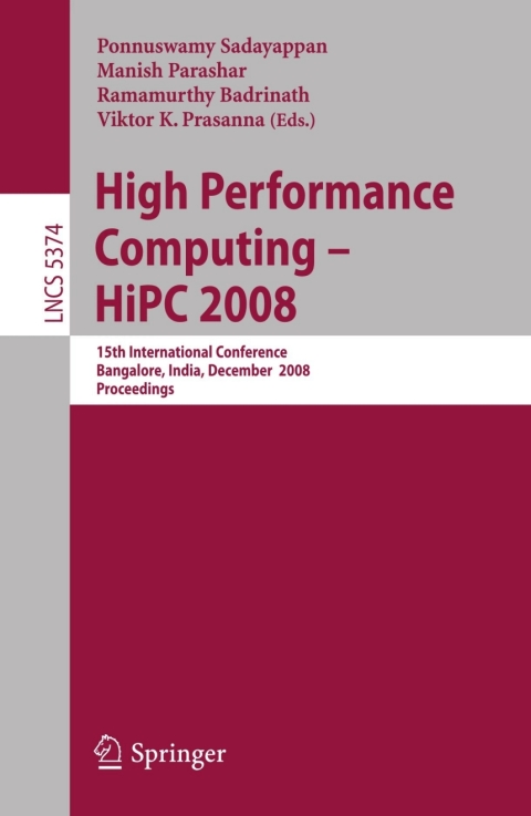 Cover image for book High Performance Computing - HiPC 2008