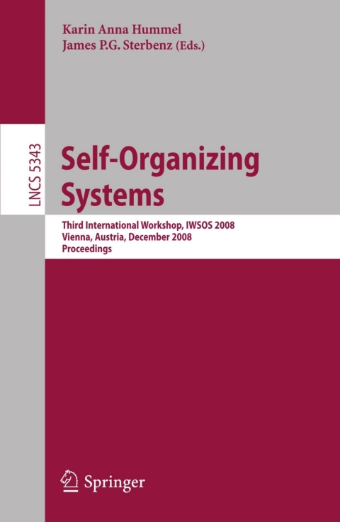 Cover image for book Self-Organizing Systems