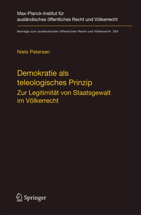 Cover image for book Demokratie als teleologisches Prinzip