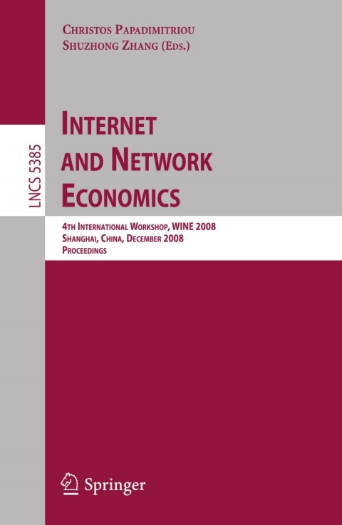 Cover image for book Internet and Network Economics