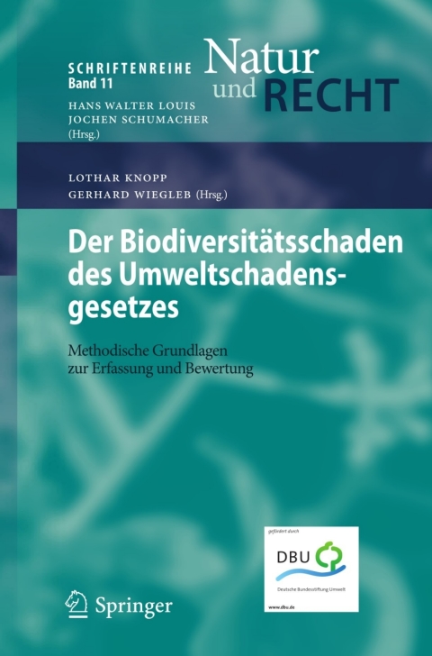 Cover image for book Der Biodiversitätsschaden des Umweltschadensgesetzes