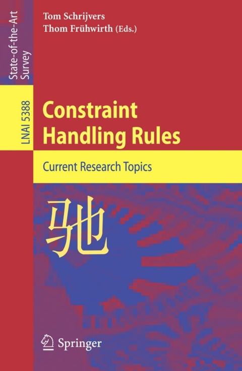 Cover image for book Constraint Handling Rules