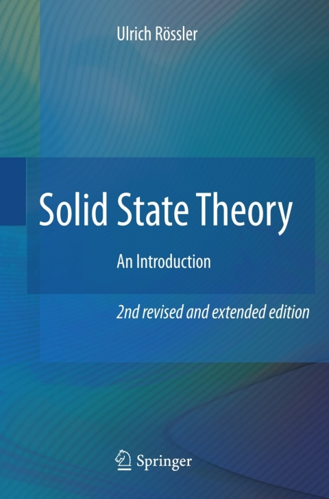 Cover image for book Solid State Theory
