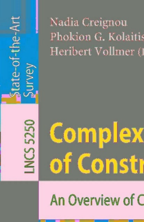 Cover image for book Complexity of Constraints