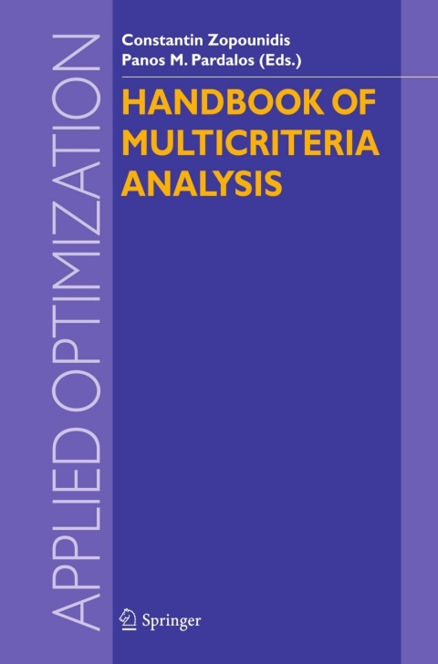 Handbook of Multicriteria Analysis 