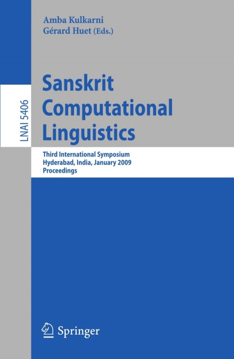 Cover image for book Sanskrit Computational Linguistics