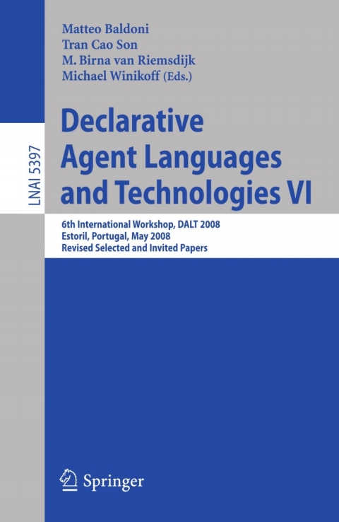 Cover image for book Declarative Agent Languages and Technologies VI