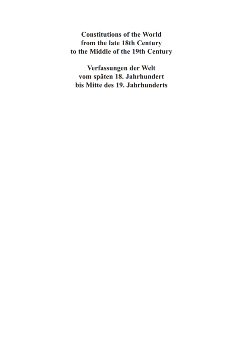 Cover image for book Saxe-Meiningen – Württemberg / Addenda