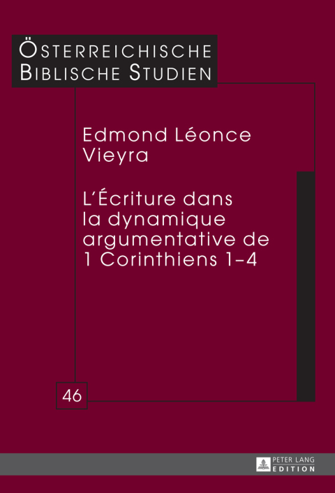 Cover image for book L’Écriture dans la dynamique argumentative de 1 Corinthiens 1–4