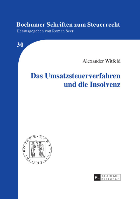 Cover image for book Das Umsatzsteuerverfahren und die Insolvenz
