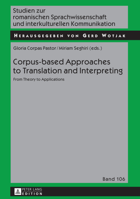 Cover image for book Corpus-based Approaches to Translation and Interpreting