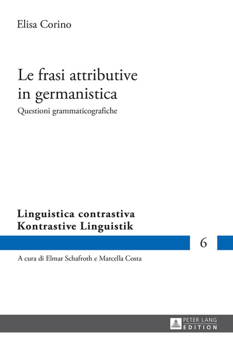 Cover image for book Le frasi attributive in germanistica
