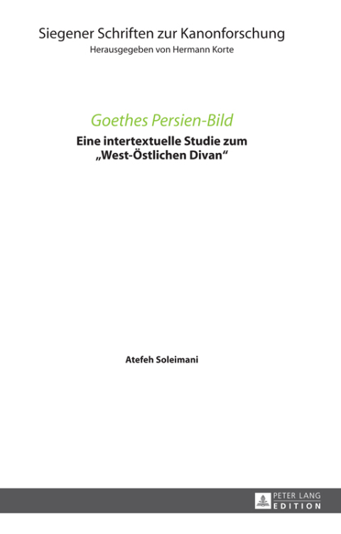Cover image for book Goethes Persien-Bild