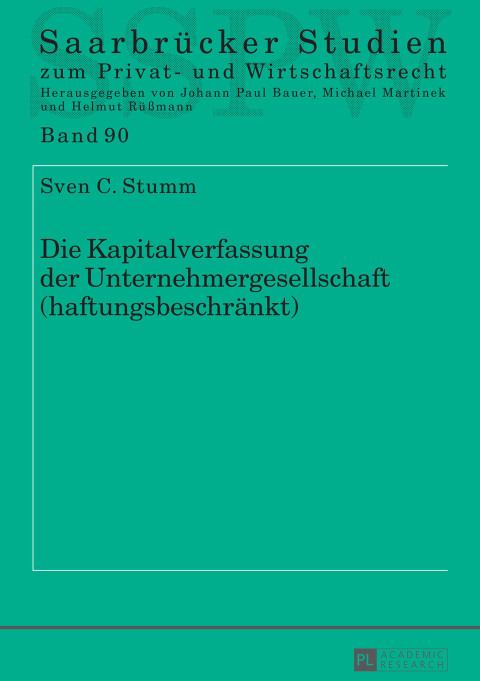 Cover image for book Die Kapitalverfassung der Unternehmergesellschaft (haftungsbeschraenkt)