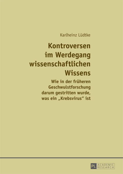 Cover image for book Kontroversen im Werdegang wissenschaftlichen Wissens