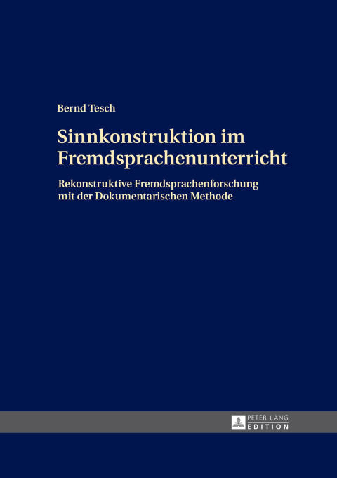 Cover image for book Sinnkonstruktion im Fremdsprachenunterricht