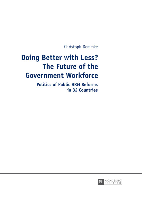Cover image for book Doing Better with Less? The Future of the Government Workforce