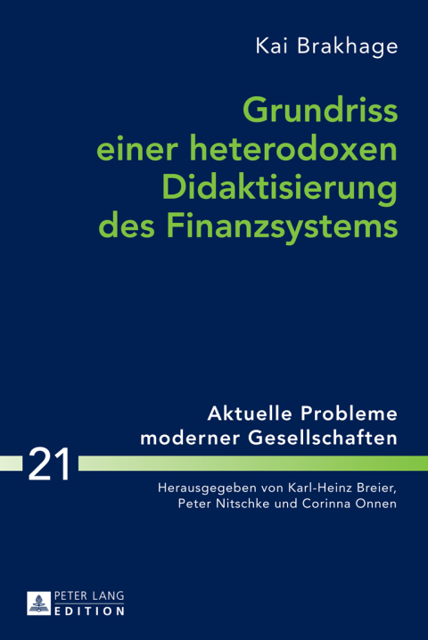 Cover image for book Grundriss einer heterodoxen Didaktisierung des Finanzsystems