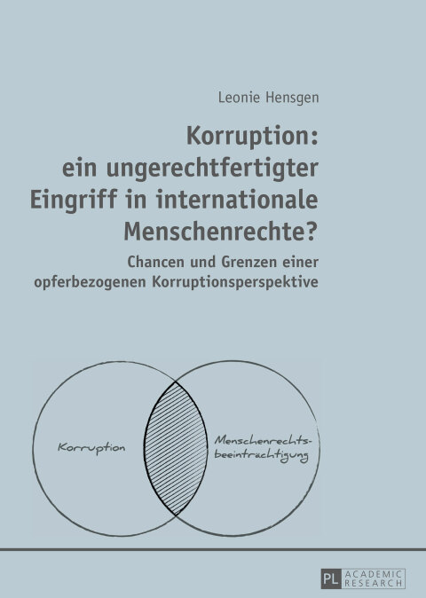 Cover image for book Korruption: ein ungerechtfertigter Eingriff in internationale Menschenrechte?