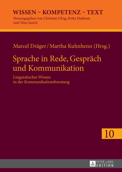 Cover image for book Sprache in Rede, Gespraech und Kommunikation