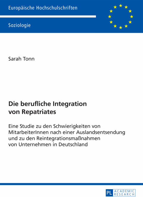 Cover image for book Die berufliche Integration von Repatriates