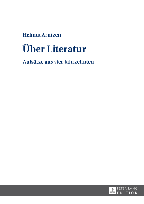 Cover image for book Ueber Literatur