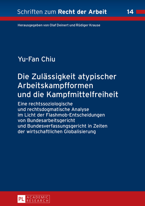 Cover image for book Die Zulaessigkeit atypischer Arbeitskampfformen und die Kampfmittelfreiheit