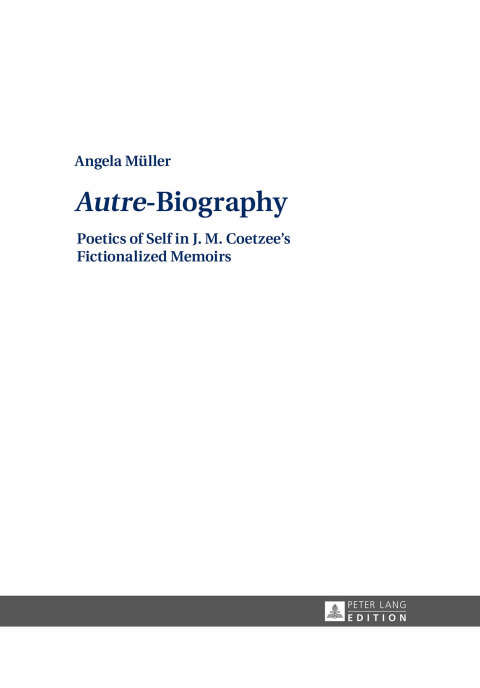 Cover image for book «Autre»-Biography