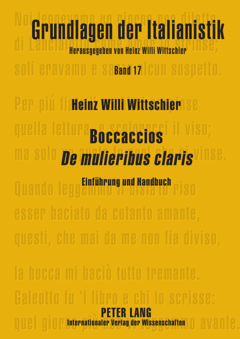 Cover image for book Boccaccios «De mulieribus claris»