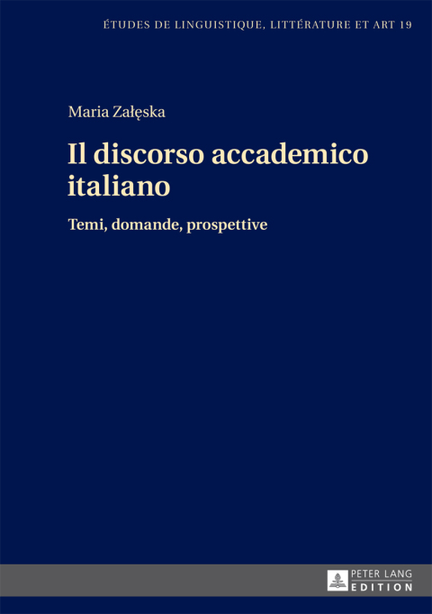 Cover image for book Il discorso accademico italiano