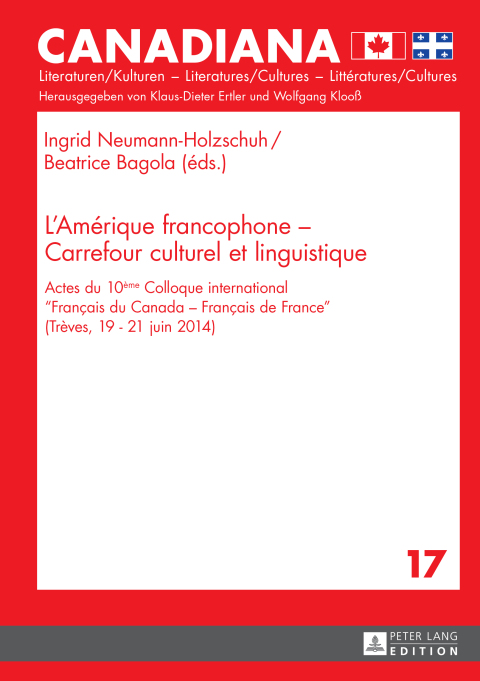 Cover image for book L’Amérique francophone – Carrefour culturel et linguistique