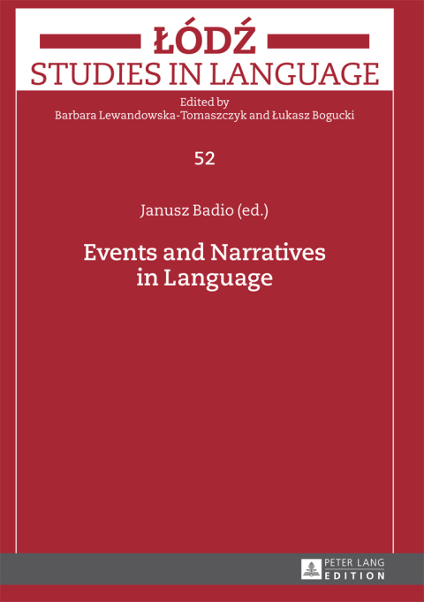 Cover image for book Events and Narratives in Language