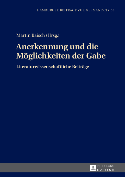 Cover image for book Anerkennung und die Moeglichkeiten der Gabe