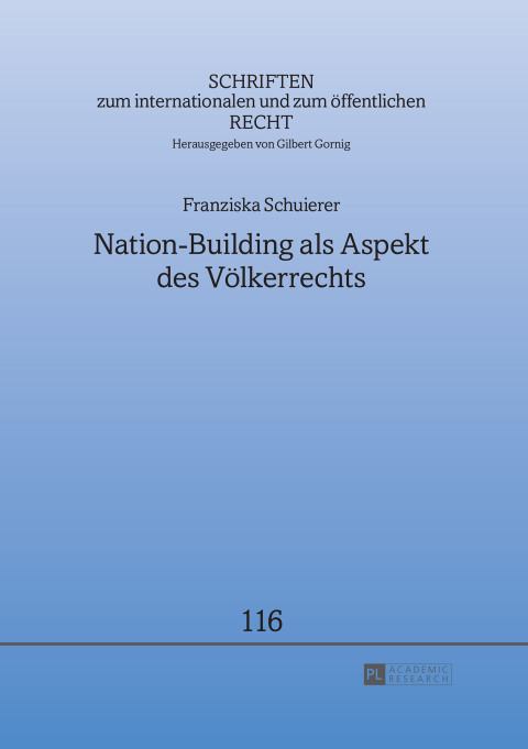 Cover image for book Nation-Building als Aspekt des Voelkerrechts