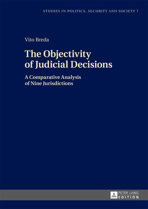 Cover image for book The Objectivity of Judicial Decisions